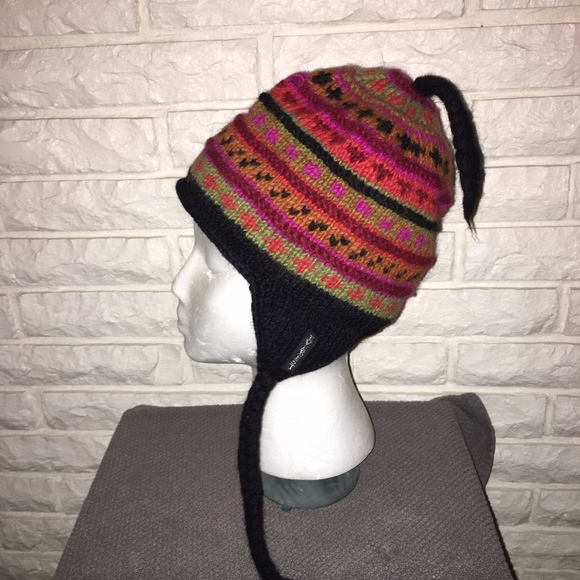 wool flap hat
